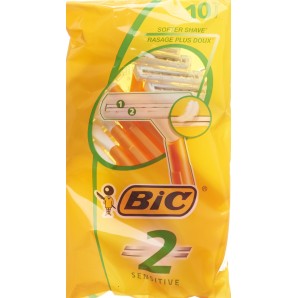 BiC 2 Sensitive 2-Klingenrasierer (10 Stk)