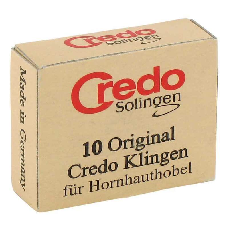 Credo Ersatzklingen für Hornhauthobel, Schachtel (10 Stk)