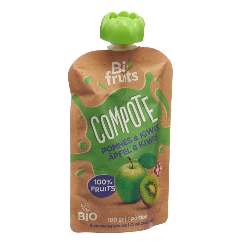 BioFruits Kompott Äpfel-Kiwis (100g)