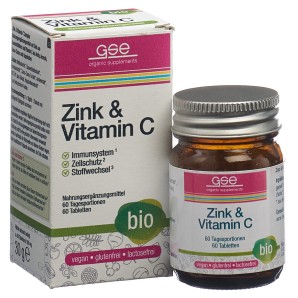 GSE Zink+Vitamin C Complex Tabletten Bio (60 Stk)