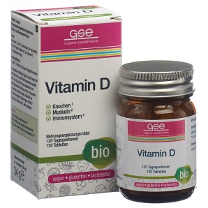 GSE Vitamin D Compact Tabletten Bio (120 Stk)