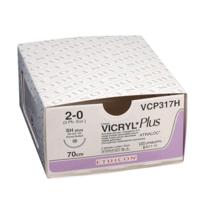 VICRYL Plus 2x70cm violett 2-0 (24 Stk)