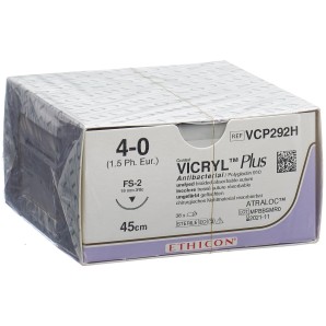 VICRYL Plus 45cm ungefärbt 4-0 FS-2S (36 Stk)