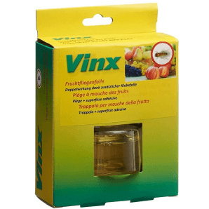 Vinx fruit fly trap with adhesive strips