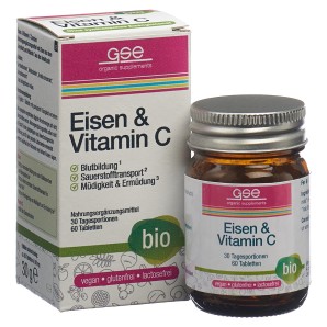 GSE Eisen+Vitamin C Complex Tabletten Bio (60 Stk)