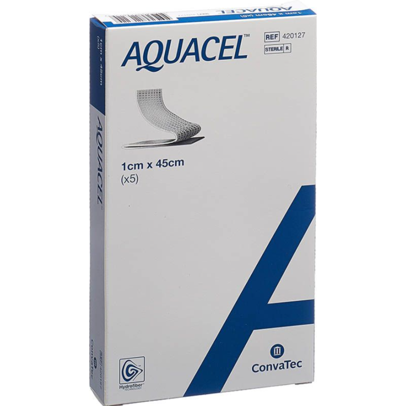 ConvaTec AQUACEL Hydrofiber Tamponaden 1x45cm (5 Stk)