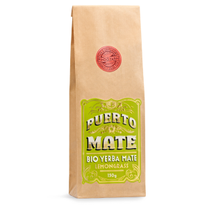 PUERTO MATE Bio tea leaves Yerba Mate lemongrass refill bag (150g)