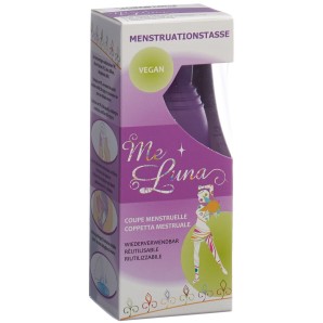 Me Luna Menstruationstasse Classic M Ring Violett (1 Stk)