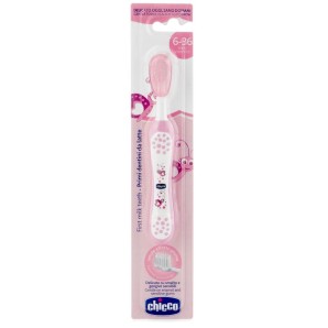 CHICCO Toothbrush pink 6m+...