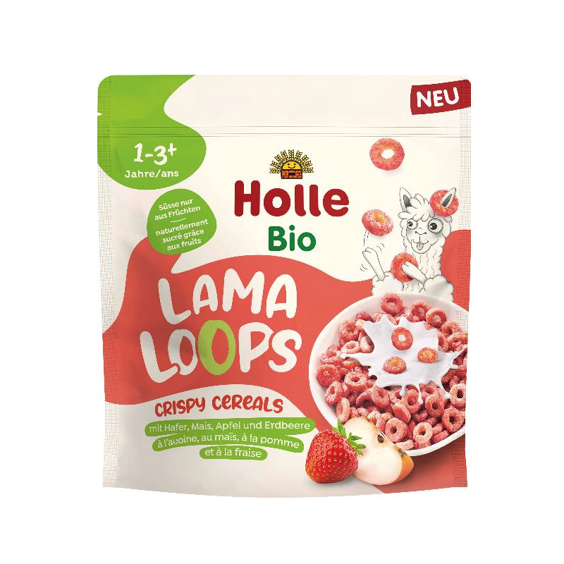 Holle Bio Lama Loops, Crispy Cereals (125g)