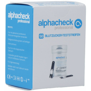 alphacheck professional Blutzucker-Teststreifen (50 Stk)