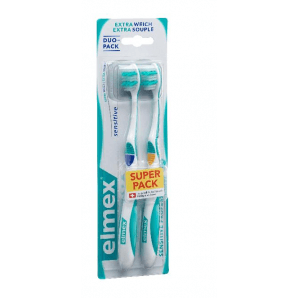 Duo de brosses à dents professionnelles Elmex Sensitive (2 pièces)
