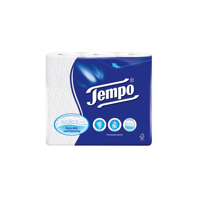 Tempo Toilettenpapier Classic 3lagig (9 Stk)