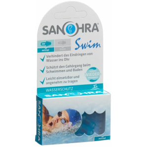SANOHRA Swim Ohrenstöpsel Erwachsene (2 Stk)