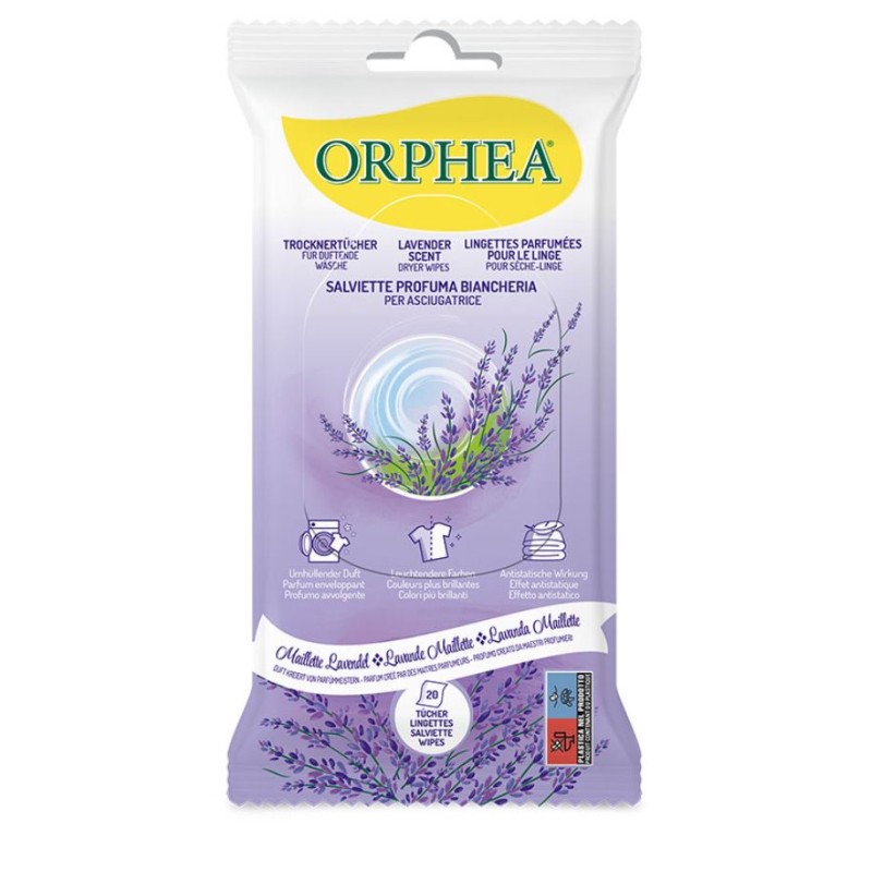 ORPHEA Trocknertücher Lavendelduft (20 Stk)