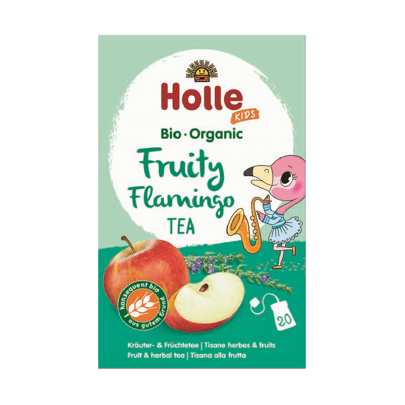 Holle Organic Fruity Flamingo Children's Tea (20 pcs)