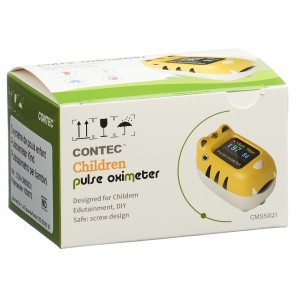 CONTEC Pulsoximeter für Kinder ab 10 kg mit Batterie (1 Stk)
