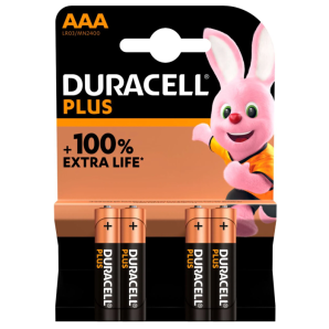 DURACELL Plus Batterien AAA / LR03 (4 Stk)