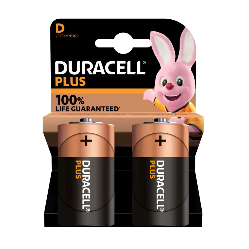 DURACELL Plus Batterien D / LR20 (2 Stk)