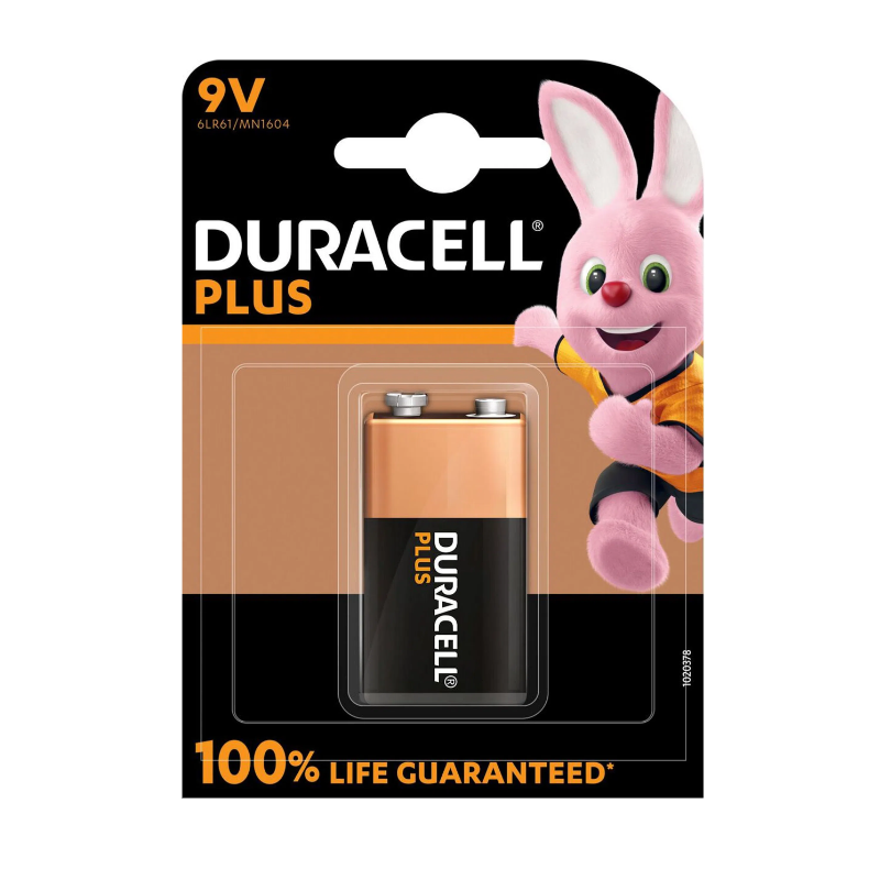 DURACELL Plus Batterie 9V / 6LR61 (1 Stk)
