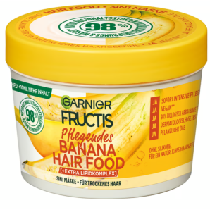 GARNIER FRUCTIS Pflegendes Banana Hair Food 3in1 Maske (400ml)