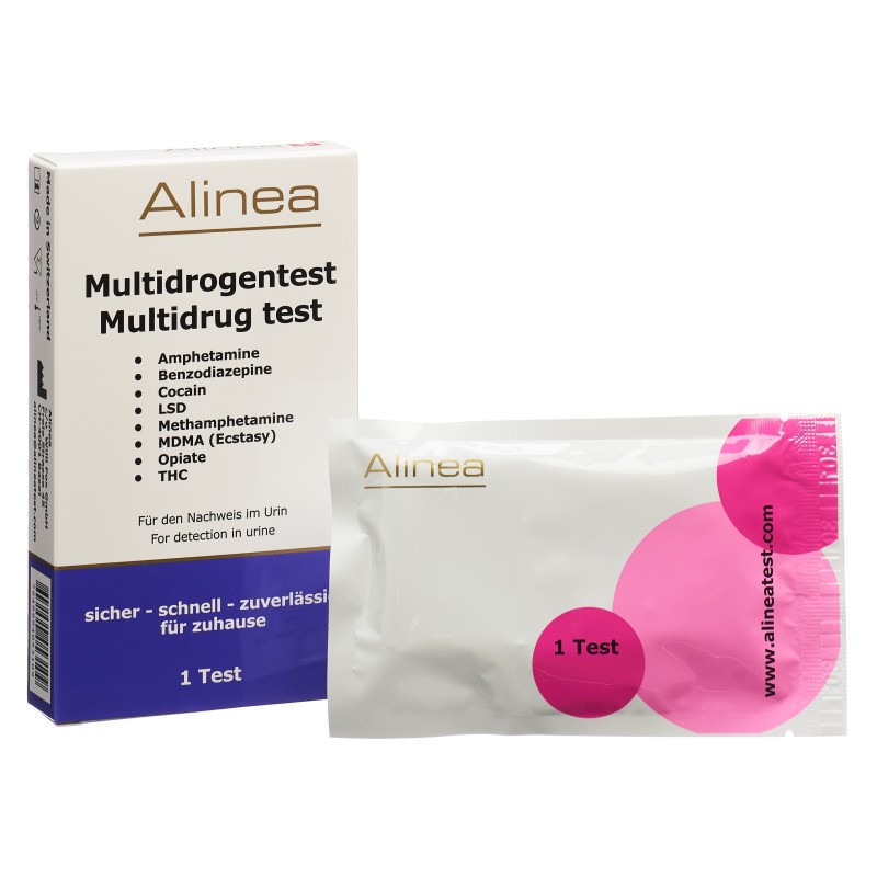 ALINEA Multi-Drogen-Selbsttest Privatpersonen 8, Urin (1 Stk)