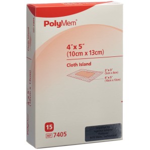 PolyMem Wundverband 10x13cm Adhesive vlies steril (15 Stk)
