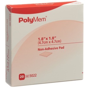PolyMem Wundverband 4.7x4.7cm non Adhesiv steril (20 Stk)
