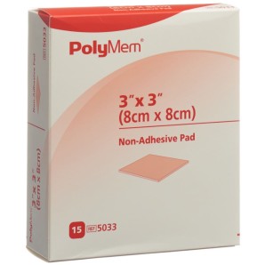 PolyMem Wundverband 8x8cm Non Adhesive steril (15 Stk)
