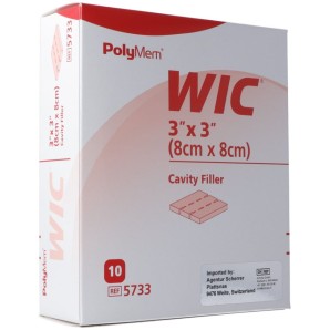 PolyMem WIC Wundfüller 8x8cm steril (10 Stk)