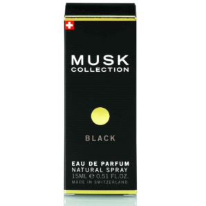 MUSK COLLECTION Black Eau de Parfum Natural Spray (15ml)