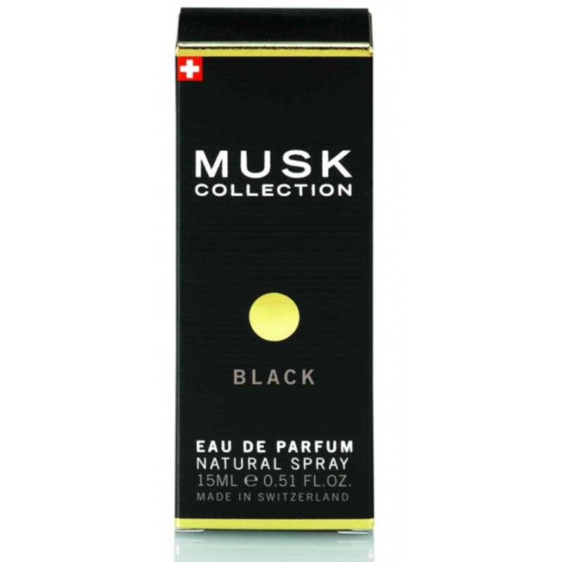 MUSK COLLECTION Black Eau de Parfum Natural Spray (15ml)