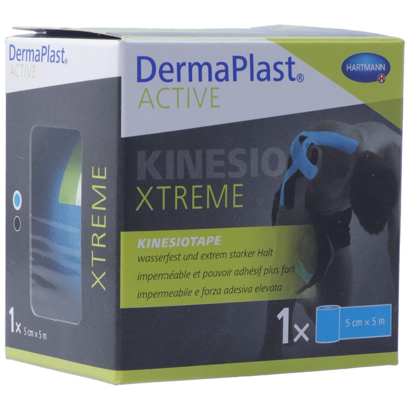 DermaPlast Active Kinesiotape Xtreme 5cmx5m blau (1 Stk)