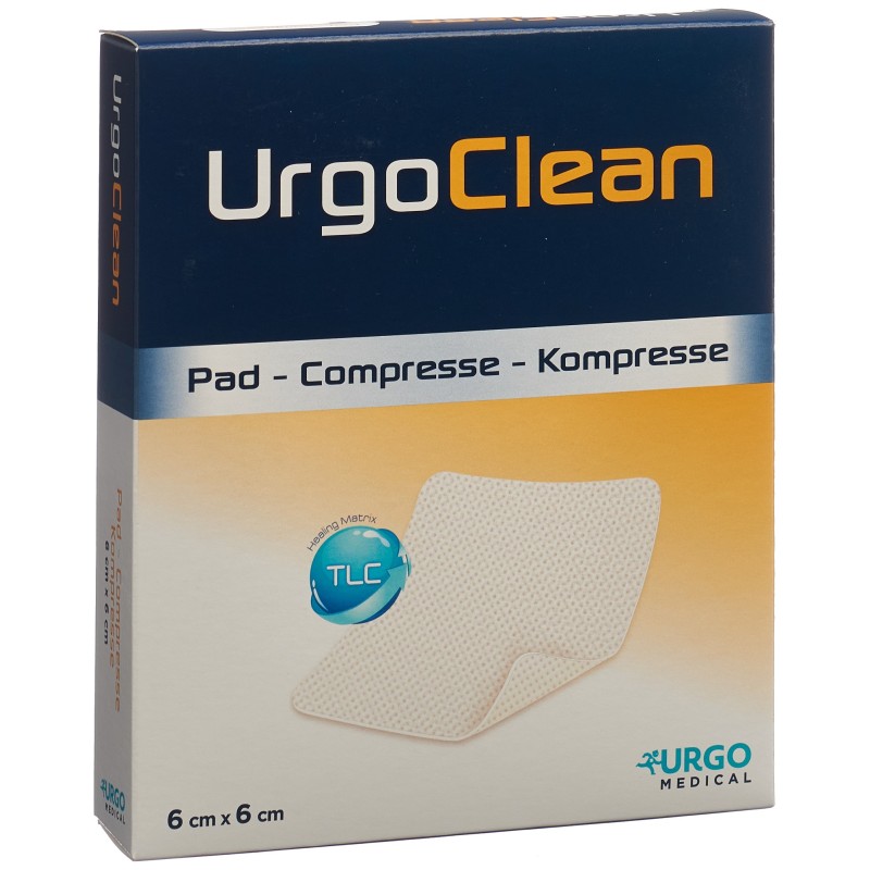 Urgo Clean Kompresse 6x6cm (10 Stk)