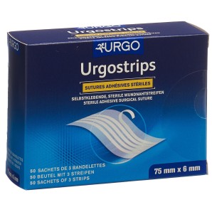 Urgo Strips Wundnahtstreifen, 75x6mm (50x3 Stk)