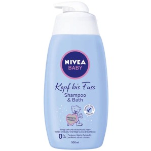Nivea Baby Bad & Shampoo Kopf bis Fuss (500ml)