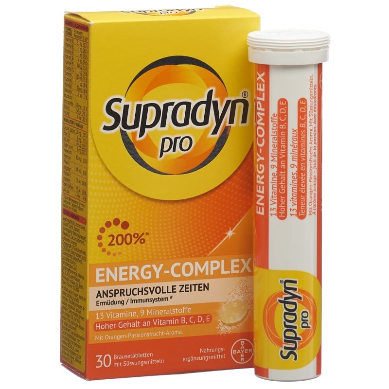 Supradyn pro Energy-Complex comprimés effervescents (30 pièces)