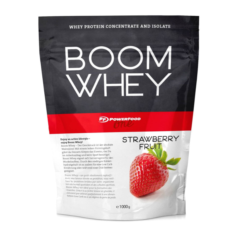 PowerFood One Boom Whey Stawberry Fruit (1000g)