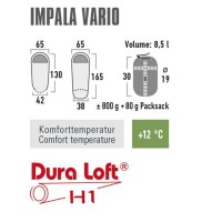 High Peak Kinderschlafsack Impala Vario (1 Stk)