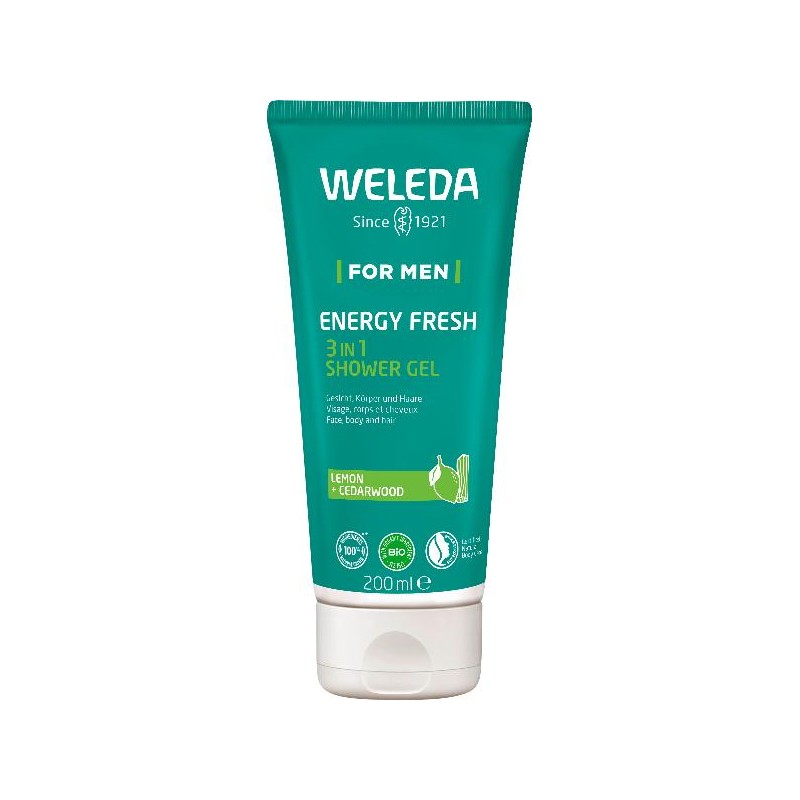 Weleda for Men Energy Fresh 3in1 Shower Gel (200ml)