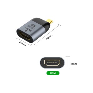 AAi Mobile USB-C zu HDMI TV Adapter kurz (1 Stk)