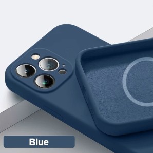 AAi Mobile Silikon MagSafe Case iPhone 15 Pro Max Blau (1 Stk)