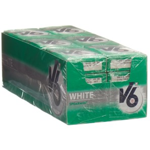 V6 Menta bianca (24 pezzi)