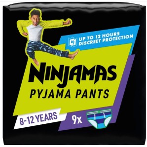 Pampers Ninjamas Pyjama Pants für Jungs, 8-12 Jahre (9 Stk)