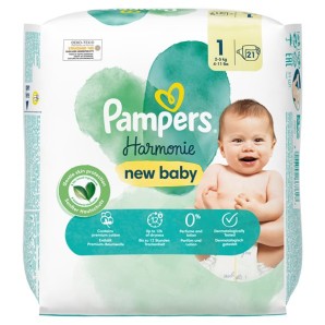 Pampers Harmonie new baby Grösse 1, 2-5kg (22 Stk)