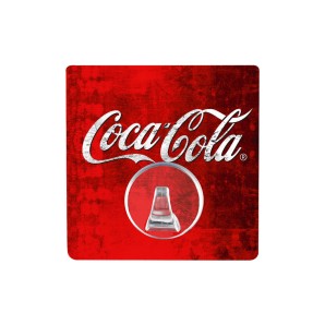 WENKO Static-Loc Wandhaken Uno Coca-Cola rot (1 Stk)