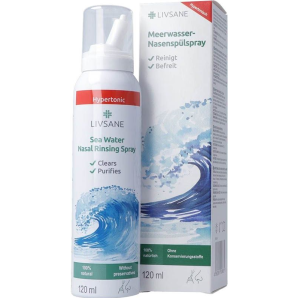 LIVSANE Meerwasser-Nasenspülspray hypertonisch (120ml)
