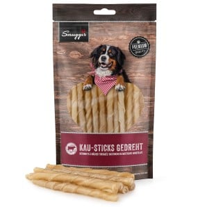 Snuggis Kau​-​Sticks gedreht für Hunde, 12cm (246 g)