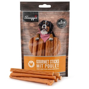 Snuggis Gourmet​-​Sticks mit Poulet für Hunde (1x12 Stk)