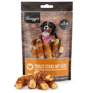 Snuggis Poulet​-​Sticks mit Käse für Hunde (100g)